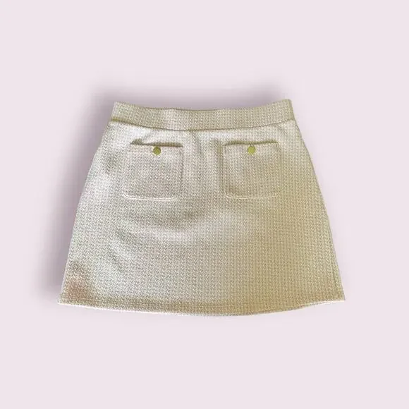 Ann Taylor Loft Petites Light Pink and White Preppy Skirt SizeM - Picture 10 of 10